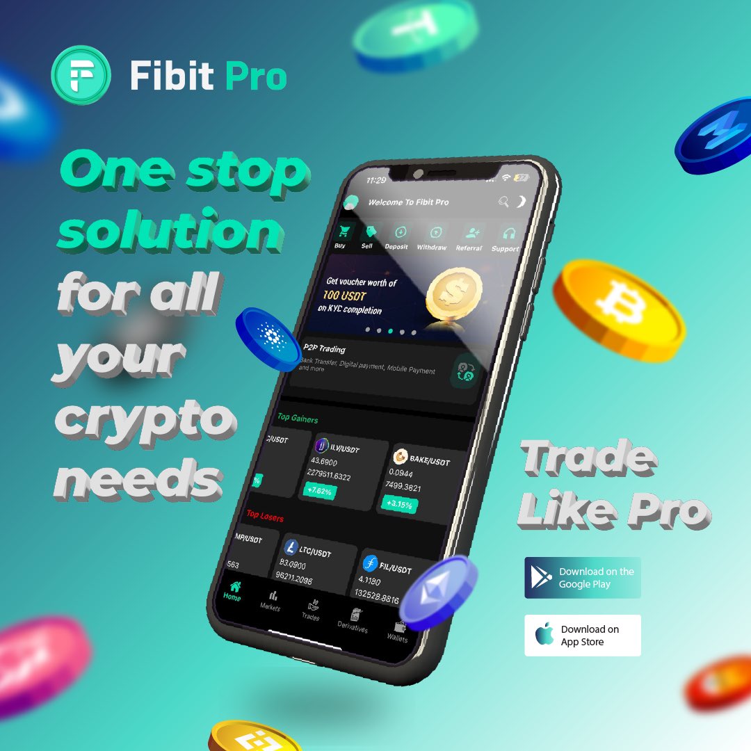 fibitpro's tweet photo. One stop solution for all your crypto needs.
FibitPro : Trade Like Pro
(Available on IOS and Play Store)
#FibitPro #CryptoTrading https://t.co/avFVo2Z9cb