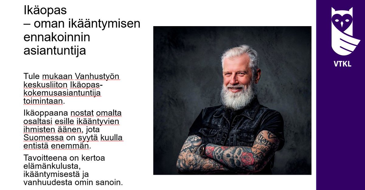 vanheneminen's tweet photo. https://t.co/6RYFpnJ3Rq on aloittanut keväällä Ikäopas-toiminnan. Ikäopas toimii oman ikääntymisen ennakoinnin kokemusasiantuntijana. 
#vanheneminen @VTKL10 @OLVI_saatio https://t.co/OYKvlo4Dll