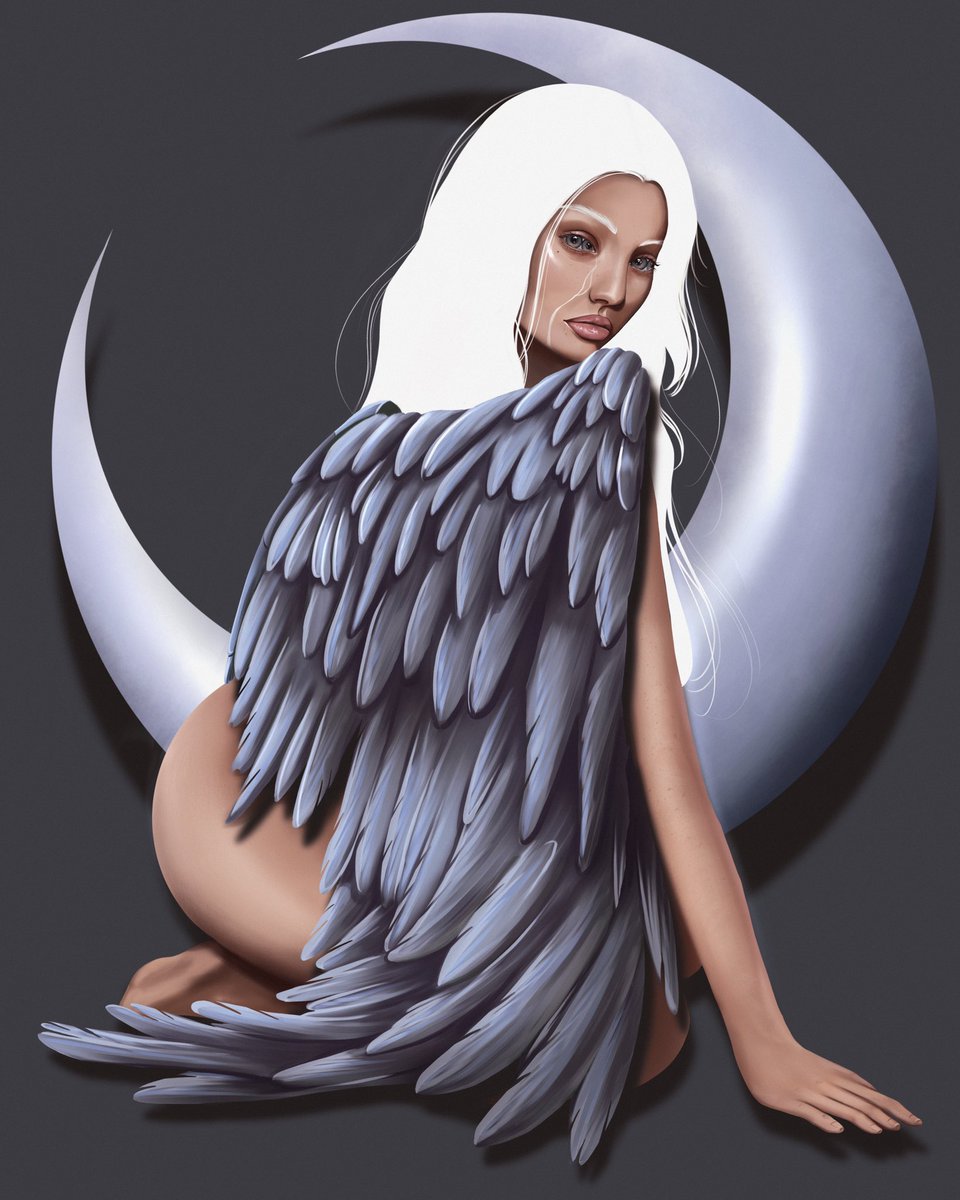 marceyqueenvamp's tweet photo. Moon lady 🩵 https://t.co/X2MWZdk1YC
