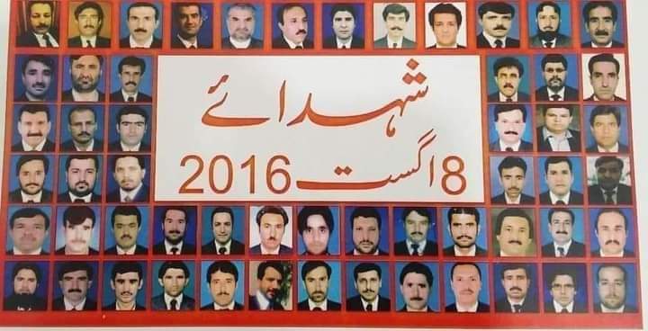 GhulamNasar12's tweet photo. آج سانحہ کوئٹہ شہدائے 8 اگست 2016 کی ساتویں برسی ہے۔ سانحہ 8 اگست کے درد ناک حادثے میں میڈیا کے دو کیمرہ مین سمیت 73 افراد قتل ہوئے تھے جن میں 56 وکلاء بھی شامل تھے.
#8August #DownWithStateTerrorism
#LongLiveResistance #WorkersOfTheWorldUnite https://t.co/HXYrQtgYDM