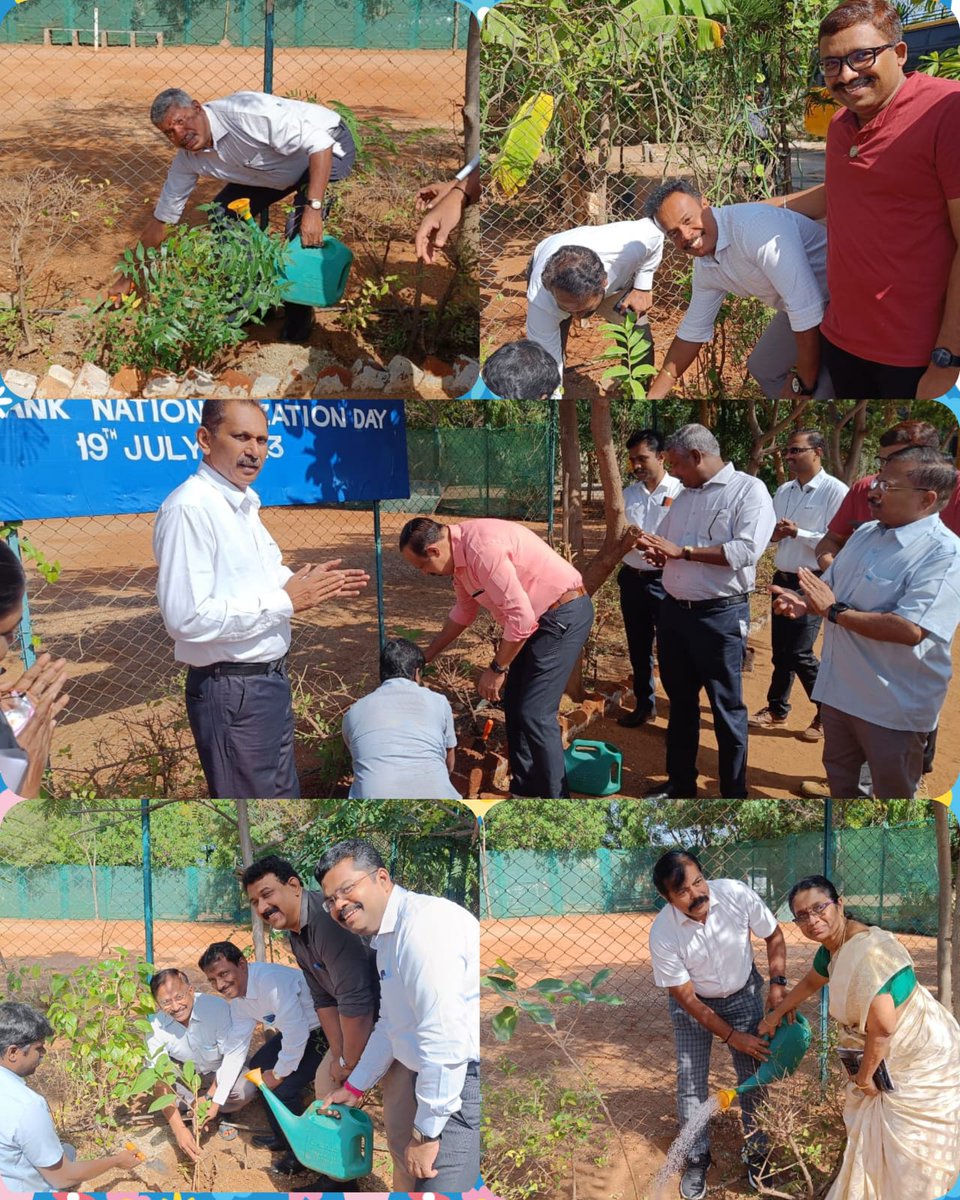 SBIOACC's tweet photo. 29.07.2023
#SBIOACChennaiCircle
Plantation of Tree Saplings on the eve of 55th Bank Nationalisation day at SBOA Matric Higher Secondary School, Coimbatore.
#OurUnityLongLive https://t.co/HQFf9gERsA