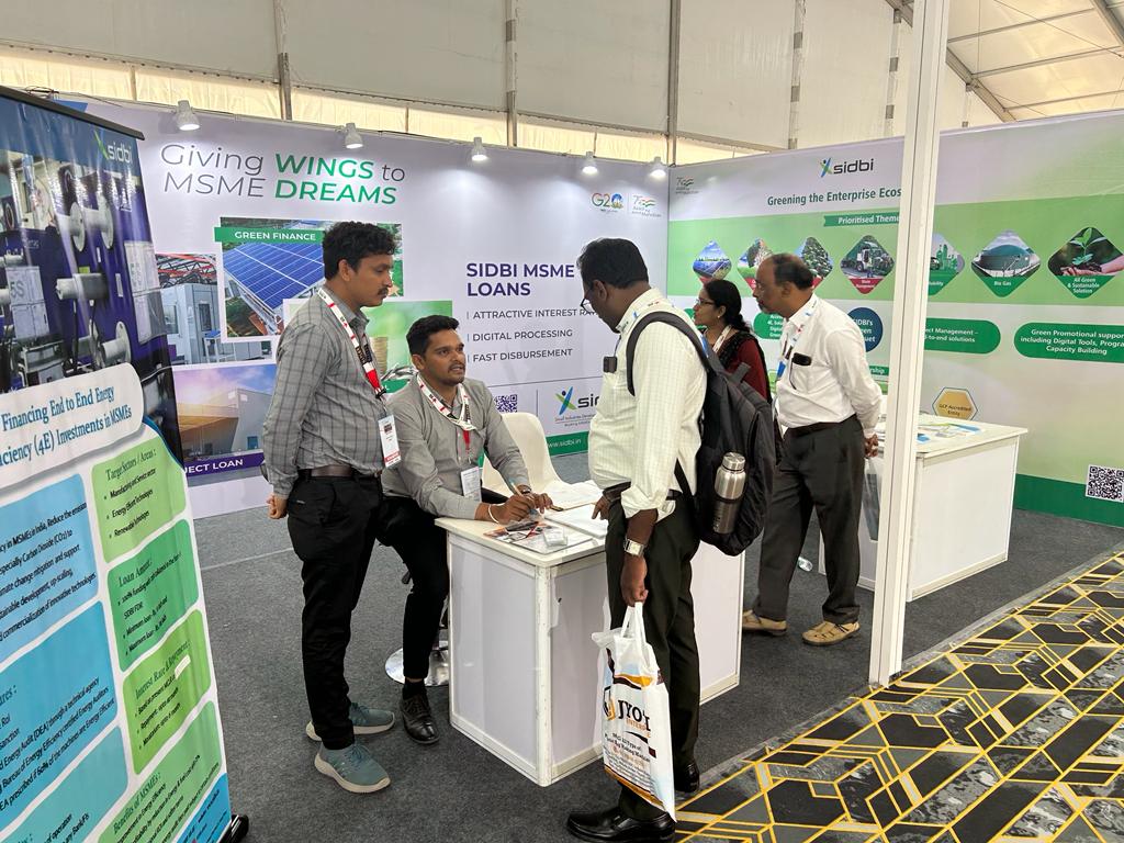 sidbiofficial's tweet photo. #SIDBI participated in #HIPLEX - International Plastics Expo 2023 where the role of #SIDBI in developing #MSMEecosystem, #Digitisation of #creditprocess and various #directcredit schemes #green initiatives were presented to existing and #Aspiring #entrepreneurs / MSMEs. https://t.co/665zBlTltW