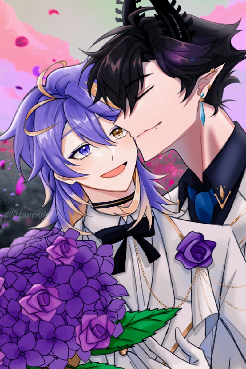 venn_kzz's tweet photo. #Renster #asteren 
Marriage 🌷🌷
----------------
the designs are from Vietnamese artists for a project in VN!!
I'll credit them below. https://t.co/T0A3wNfuFp