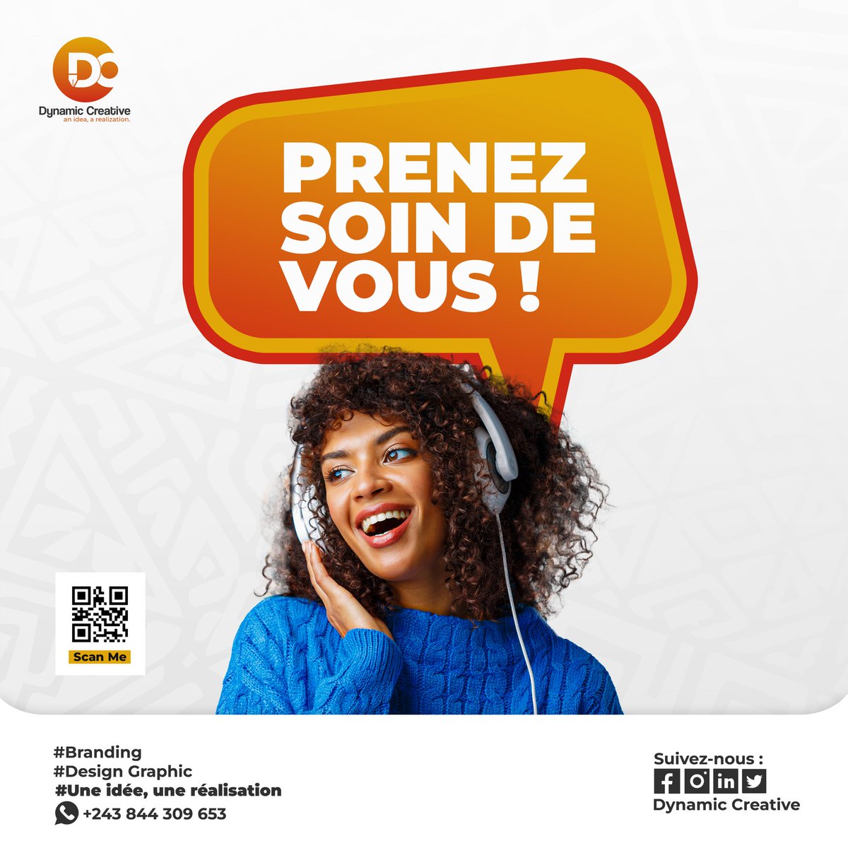 DynamicCreativ8's tweet photo. Prenez soin de vous !
#Branding 
#Design_graphic 
#Une_idée_une_réalisation
@DynamicCreativ8 https://t.co/MXNqdUS0rf