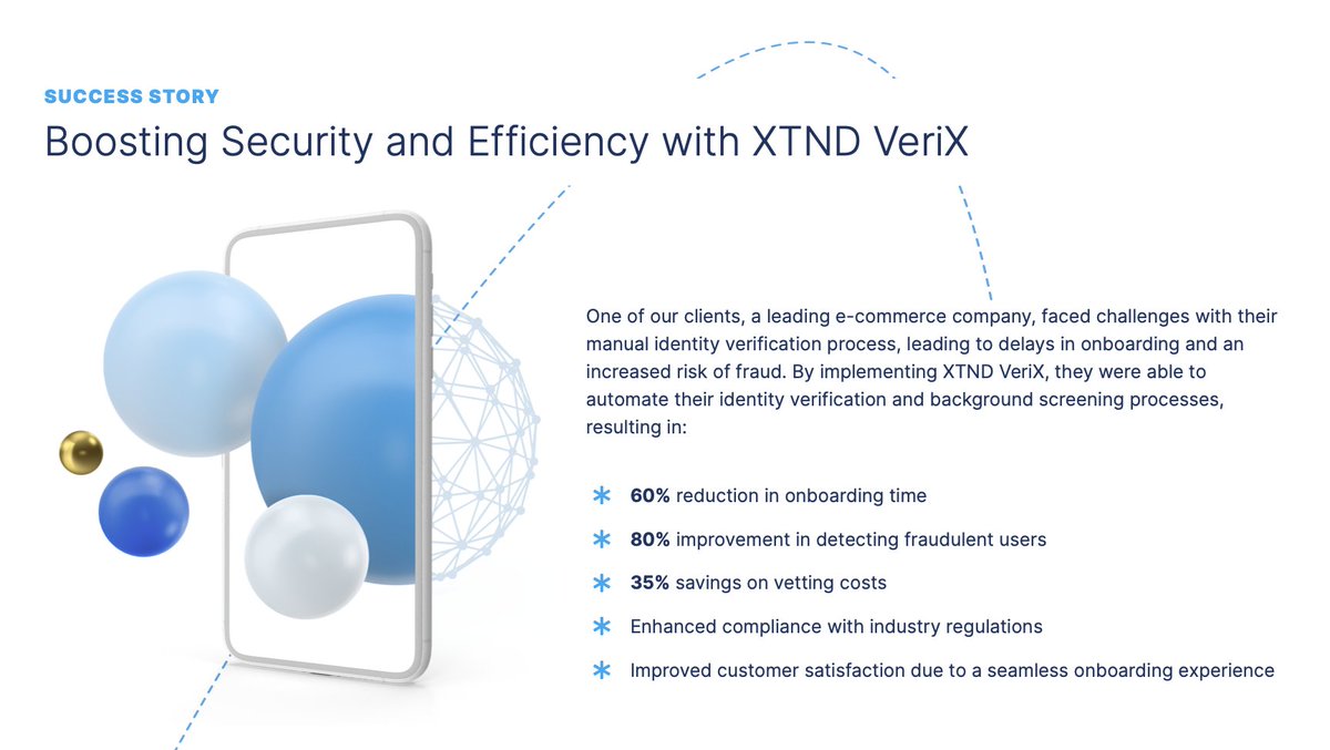 XTNDing's tweet image. 🚀 #SuccessStory: Top e-commerce firm revolutionizes its onboarding with VeriX, triggering a 60% time-saving and soaring client happiness. xtnd.co.za/verix/ #VeriXEffect #StreamlinedOnboarding