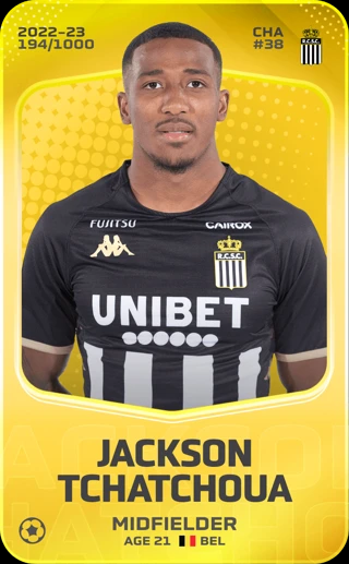 The_BadGGer's tweet image. Allez, pour feter le début de la nouvelle saison et parce que ca faisait longtemps, petit giveaway!

Je vous fais gagner Jackson Tchatchoua, un jeune espoir de Charleroi.

Like 🩷
RT 🔄
Follow ➡️

Tirage jeudi soir!

#Sorare #Giveaway