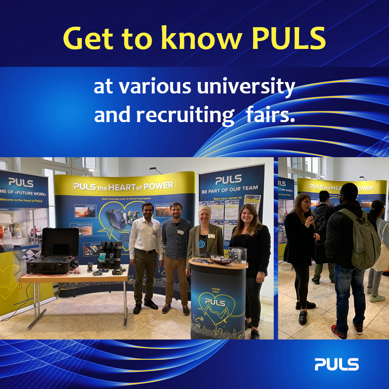 Every year, #PULS is represented at various recruiting fairs. In May we were already at the #carEEr fair of the TU Munich. We will also be represented again in November at the #HOKO. You can also directly find out more about our job offers here: hubs.li/Q01-gcCq0