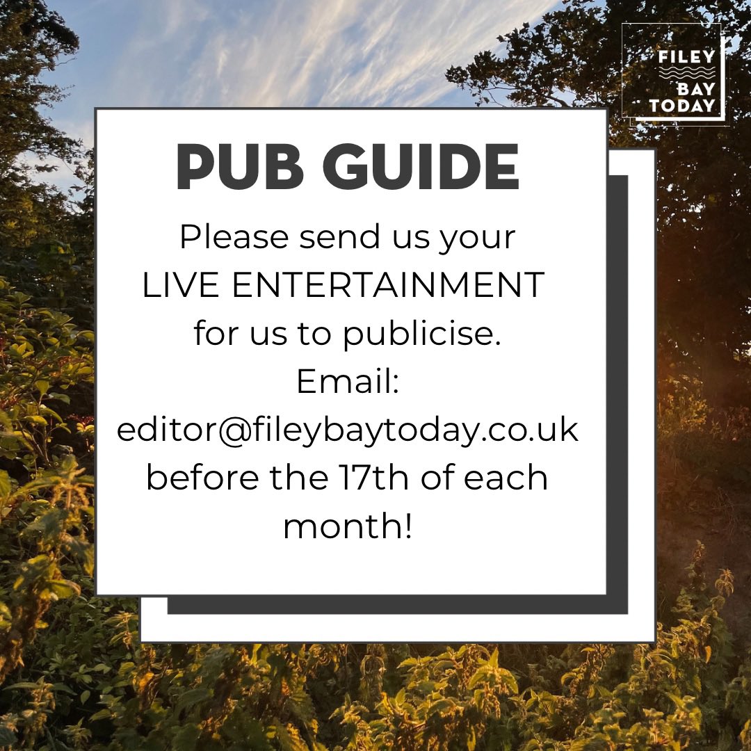 FileyBayToday's tweet image. We are getting ready for the next issue of Filey Bay Today. 
If you have any news, events or live entertainment, please get in touch!
Email editor@fileybaytoday.co.uk or phone 01723 330899. 

#filey #hunmanby #muston #gristhorpe #woldnewton #reighton #primrosevalley 
#localnews