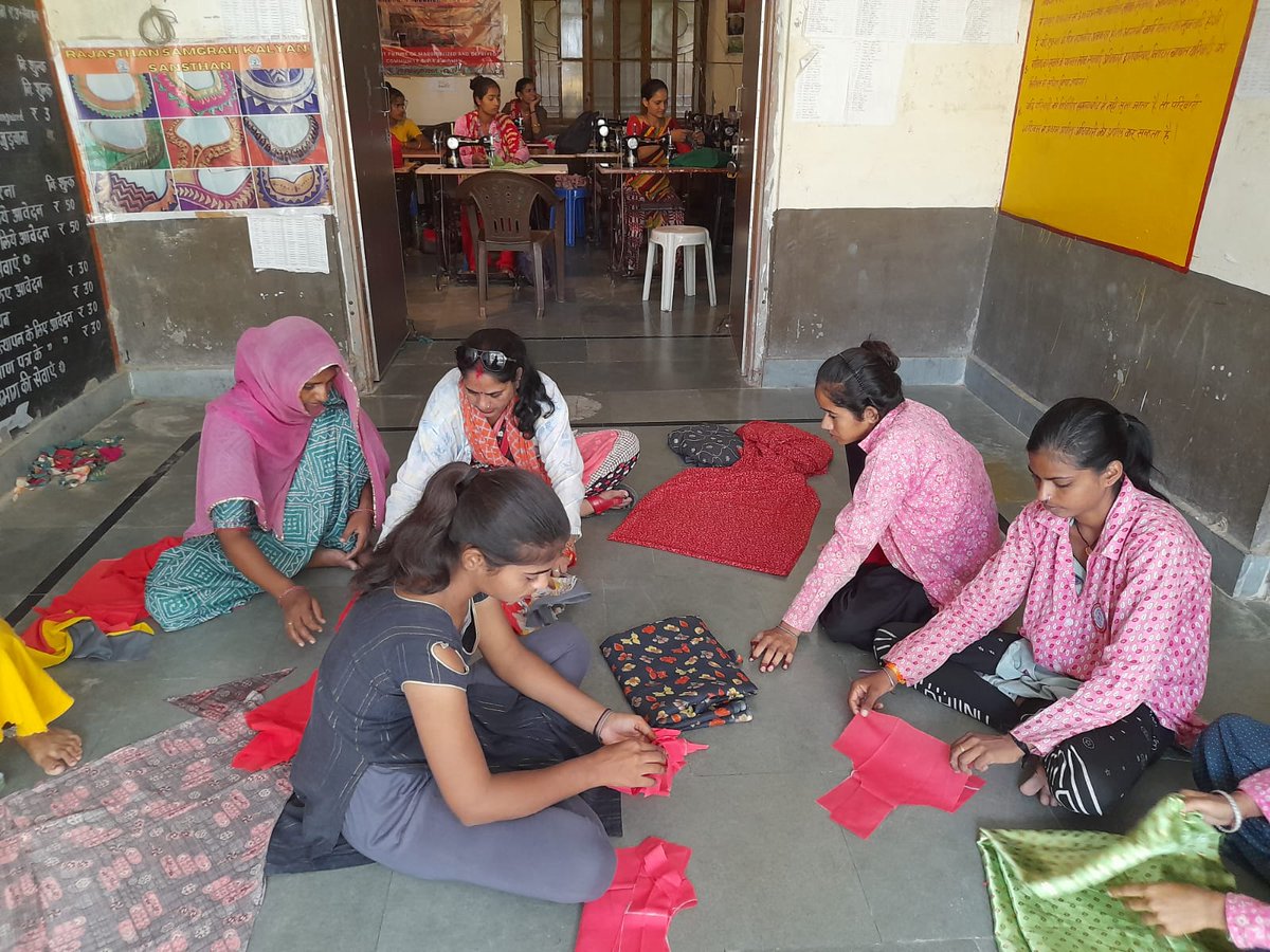 RSKSINDIA's tweet photo. Sewing Skill Training !!!

RSKS team members are teaching sewing skills through theoretical as well as practical sessions. Through this sewing vocational educational school they will become self-sufficient and self-reliant. Team members teach them marketing skills also.

#rsks #sewing #marketing #skills #theoretical #practical #ngo #rsksindia