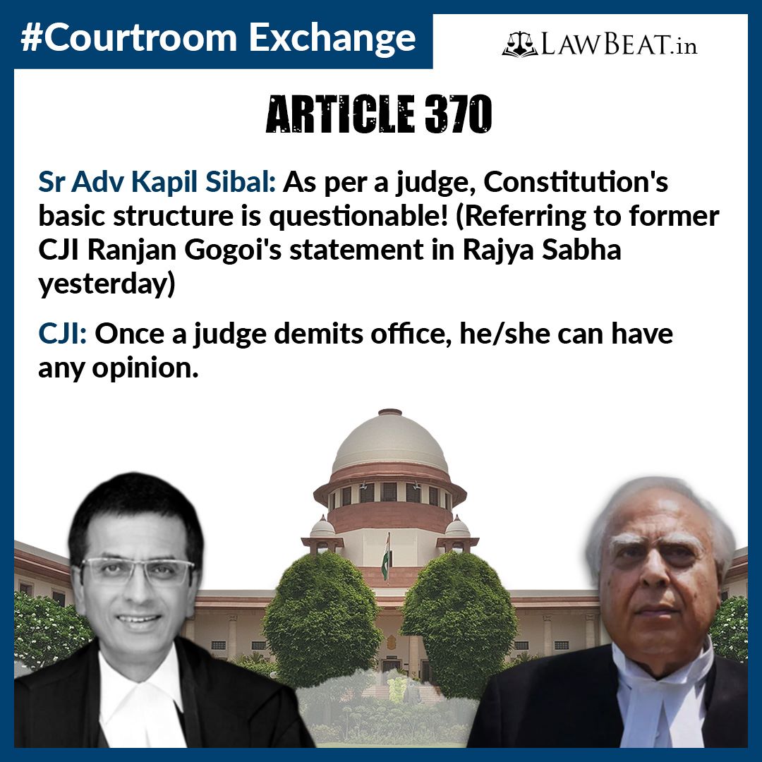 #SupremeCourt #Article370 #RanjanGogoi #CJIChandrachud