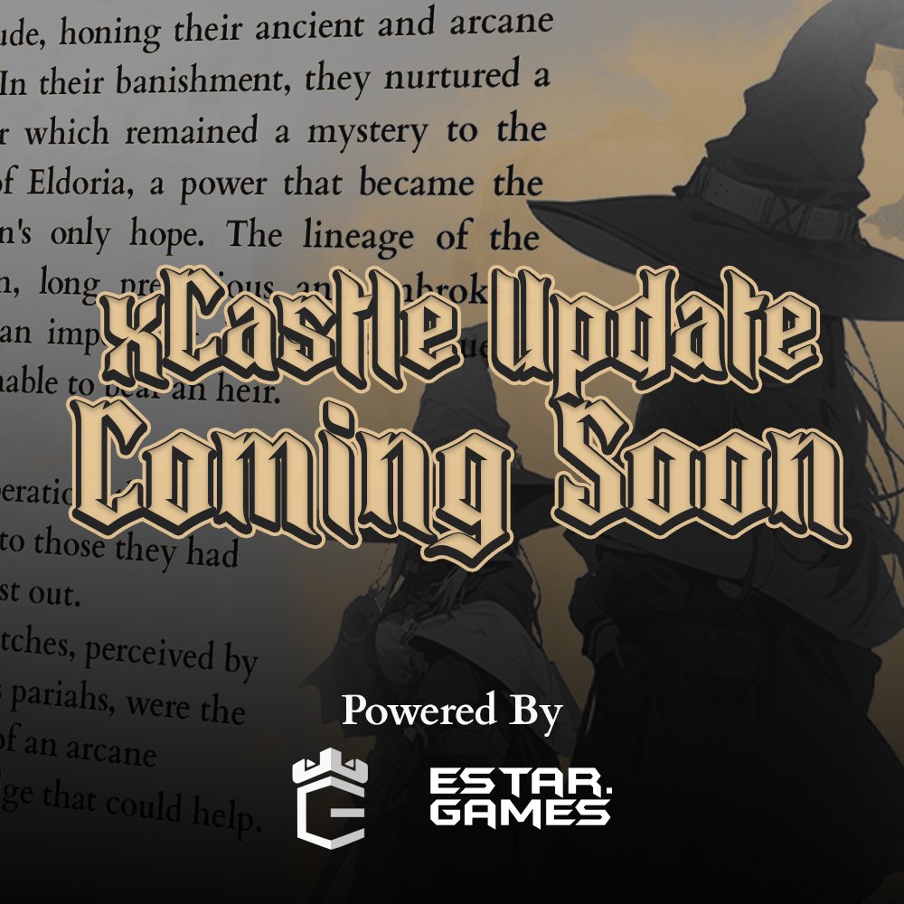 ESTAR.GAMES (@estartoken) on Twitter photo ๐ข#MultiversXCommunity
๐ฐ Exciting news for <a href="/xCastleNFT/">x Castle NFT ๐ฐ - ESTAR.GAMES</a> fans! An update is on its way very soon! ๐๐ Get ready for new features, improved gameplay, and more thrilling adventures in the magical world of #xCastle.
๐ฅ Stay tuned for the official announcement and be among the ๐ข#MultiversXCommunity
๐ฐ Exciting news for <a href="/xCastleNFT/">x Castle NFT ๐ฐ - ESTAR.GAMES</a> fans! An update is on its way very soon! ๐๐ Get ready for new features, improved gameplay, and more thrilling adventures in the magical world of #xCastle.
๐ฅ Stay tuned for the official announcement and be among the