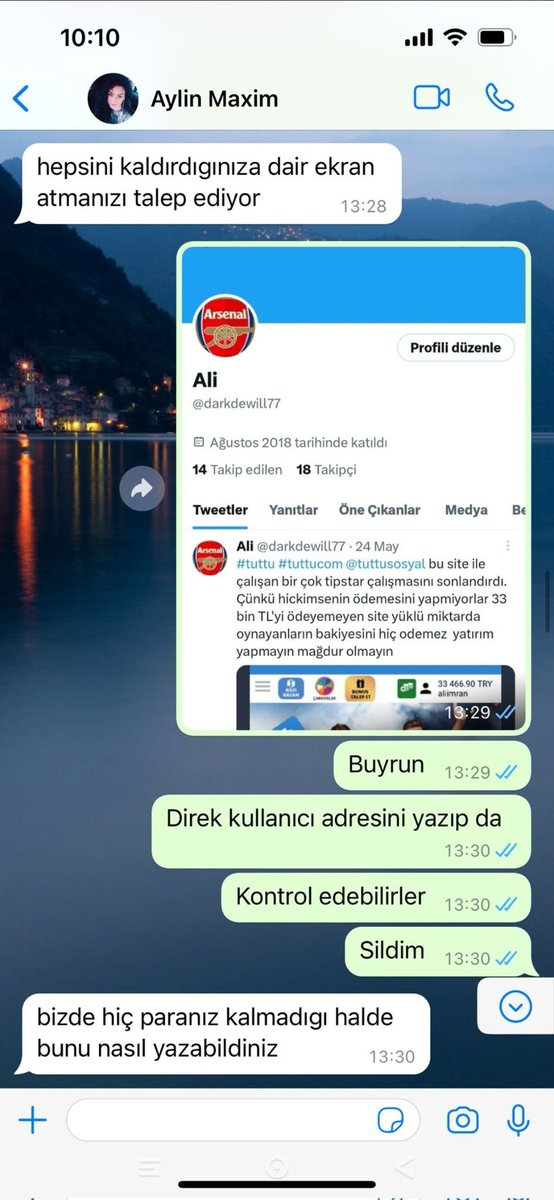 darkdewill77's tweet photo. #maximcasino @maximmcasino adlı bahis sitesi dolandırıcıdır 10 bin TL lik çekimini iptal edip haksız yere bakiyem silindi müşteri temsilcisi şikayeti kaldirirsam ödemenin yapılacağını söyledi ana parayı ödediler hesabı kapattilar haklı olsalar hesabı kapatmazlar https://t.co/l0zQD1tH8A