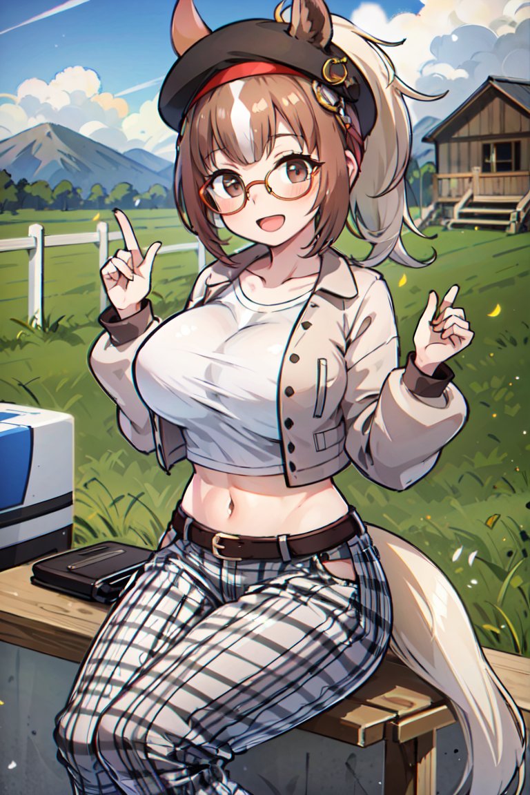 AI描きプログラムでサラブレッドくりげの私服姿をを作ってみました🐎✨

#けものフレンズ 
#AIイラスト #AIart 