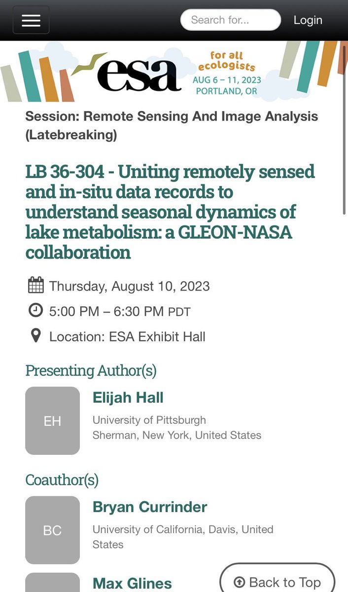 Anna Schmidt (@nna_schmidt) on Twitter photo If you’re at ESA this week, check out our <a href="/GLEONetwork/">GLEON</a> Lake Expedition poster on remote sensing of ecosystem function in Lake Mendota! 🛰️🌊 <a href="/NASAGoddard/">NASA Goddard</a> <a href="/JansenS_Lara/">Lara Jansen</a> @car0line0 <a href="/DexterHoward77/">Dexter Howard</a> <a href="/samanthalsharp/">Samantha Sharp</a> <a href="/pchanson1/">Paul Hanson</a> <a href="/Foggykak/">Kathleen Weathers</a> If you’re at ESA this week, check out our <a href="/GLEONetwork/">GLEON</a> Lake Expedition poster on remote sensing of ecosystem function in Lake Mendota! 🛰️🌊 <a href="/NASAGoddard/">NASA Goddard</a> <a href="/JansenS_Lara/">Lara Jansen</a> @car0line0 <a href="/DexterHoward77/">Dexter Howard</a> <a href="/samanthalsharp/">Samantha Sharp</a> <a href="/pchanson1/">Paul Hanson</a> <a href="/Foggykak/">Kathleen Weathers</a>