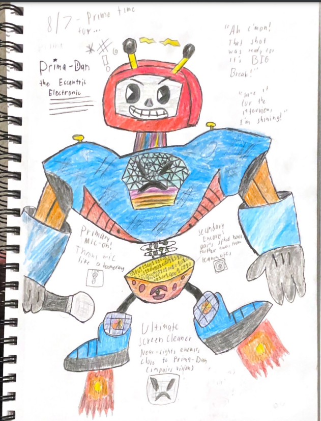 Nekuroticmhx's tweet photo. #OSStrikerContest 
Made a Robot based on Prime-time for my submission! Had a lot of fun with this :) https://t.co/wLNHmxl3mO