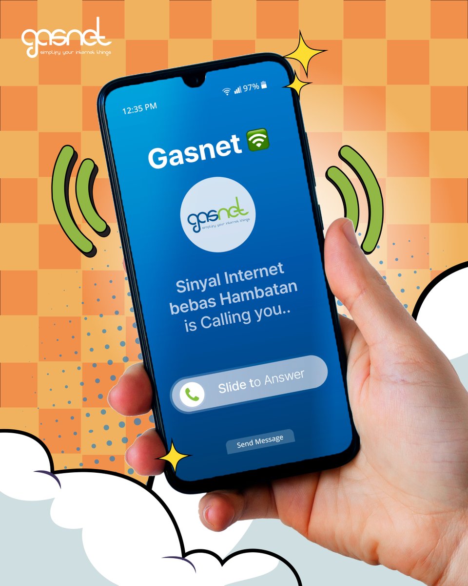 Gasnetid's tweet photo. Panggilan untuk kalian yang belum ngerasain ngegasnya sinyal internet Gasnet, sini-sini merapat! Kalian bisa nikmati sinyal internet bebas hambatan, jujur dan stabil yang dapat menunjang produktivitas kinerja perusahaanmu! 

Yuk, beralih ke Internet Ngegasnya #Gasnet 🤩 https://t.co/4nNe1QzikR