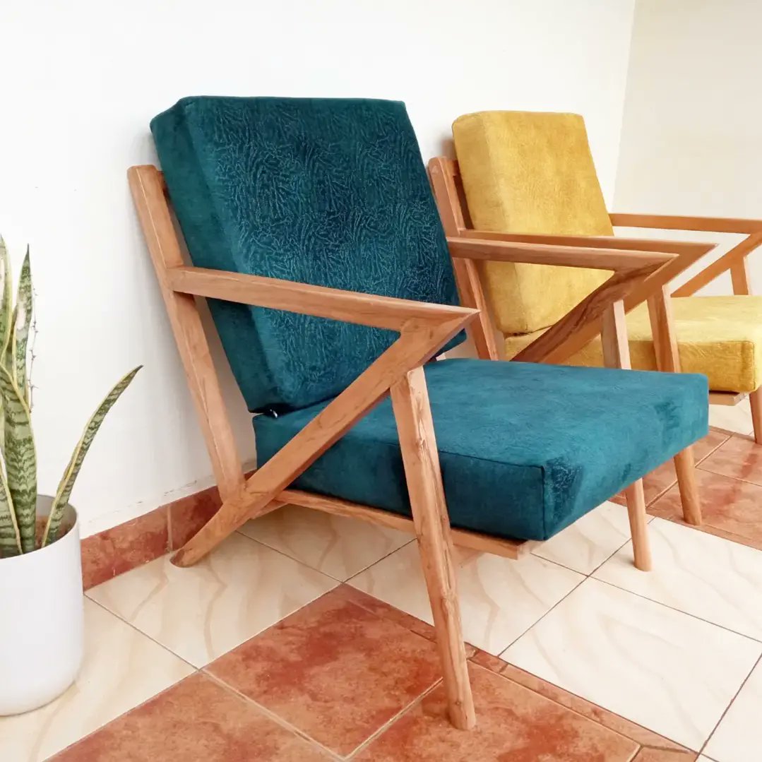 These armchairs are in stock right now!!! 🤗

Timber Material: Teak
Price: Ugx 590,000 @ 

Everything else in the background is up for grabs too.
