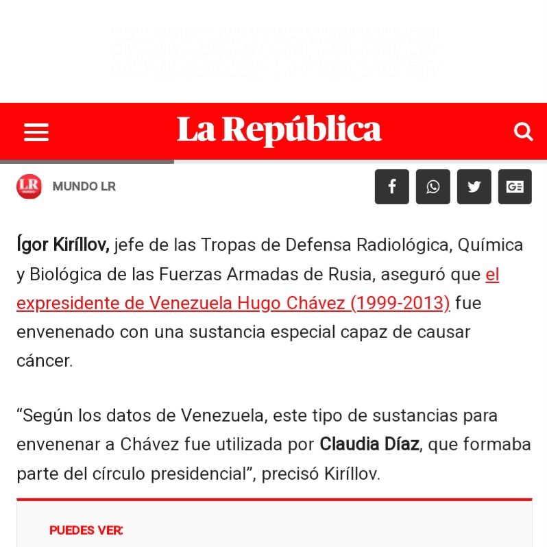 Scarbo__'s tweet photo. Imagínense, si mataron a #Chávez con un arma química para que le produjera un #cáncer, qué no podrán hacer.
Y si no lo creen posible, solo piensen en lo siguiente: está comprobado científicamente, por ejemplo, que el #roundup de #Mosanto (#glyphosate) puede causar Linfoma No Hodgkin.
Pudieron usar algo similar con Chávez. Mi hipótesis es esta.
Los enlaces aquí: https://t.co/xjJiC1LuJJ y https://t.co/quEOvxU2D1
Y esto, continuando con mi disertación sobre los alcances del proyecto MK ULTRA de mi último tuit.