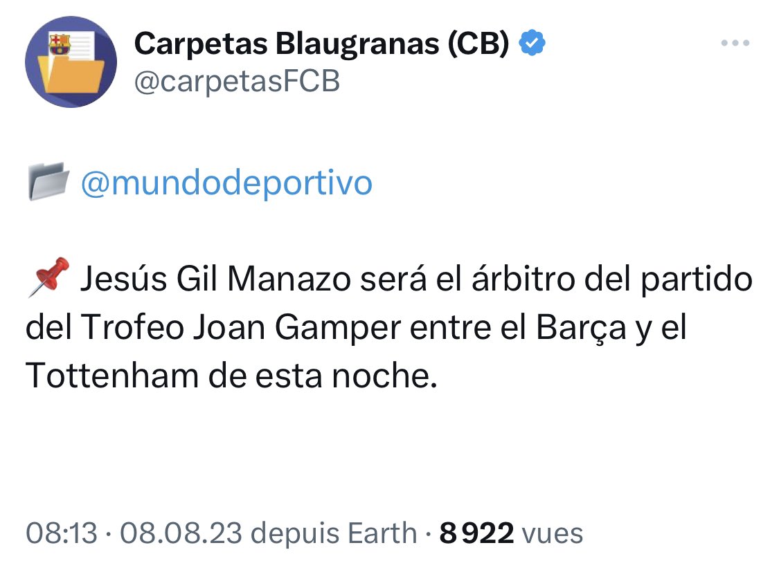 Hechi9248's tweet image. Gil Manzano para el Gamper. 

No me extrañaría que esta temporada,  sí sera finalmente designado para el próximo clásico tras este “acercamiento“.