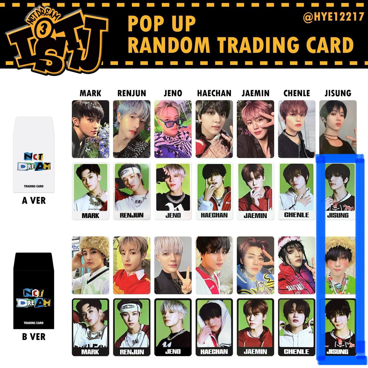 BH0506_xt's tweet photo. WTT

NCT DREAM ISTJ popup store
trading card set A/B

#pasarNCT #pasarNCTmy #pasarnctmy #pasarnctdream

have：                                       want： https://t.co/yyAYen8z2O