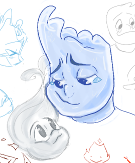 MayContainLou's tweet photo. Doodled with some fellow #Elemental mootsies on magma! Tonight was so dang fun! Artist Moots tagged in the comments! #elementalfanart #ElementalTH #waderipple #emberlumen #emberxwade #bernielumen #BarbieMovie #pixarelemental https://t.co/oZbhfXGN3S