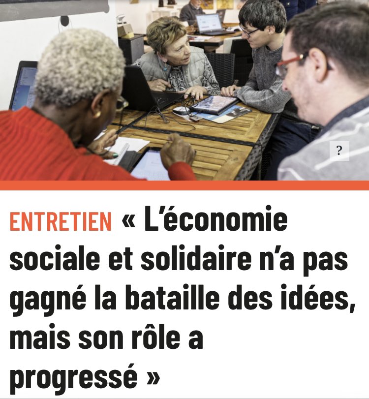 Denis Clerc, le fondateur du magazine Alternatives économiques nous a livré un entretien passionnant sur sa vision de l’#ESS. 

Une réflexion pleine d’actualité avant la sortie à la rentrée de notre étude sur le regard des économistes sur l’ESS

👉 alternatives-economiques.fr/leconomie-soci…