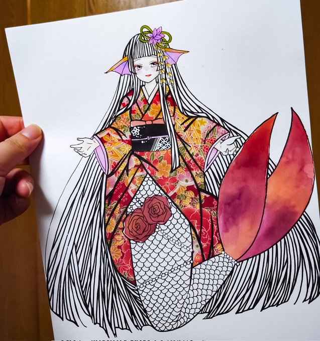 「髪飾り 人魚」のTwitter画像/イラスト(新着)