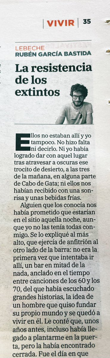 garciabastida's tweet photo. Ellos no estaban allí y yo tampoco. No hizo falta ni decirlo
La columna de este martes ✍🏽
#Lebeche
https://t.co/jXKUkdg43B https://t.co/wnaNCth6nw
