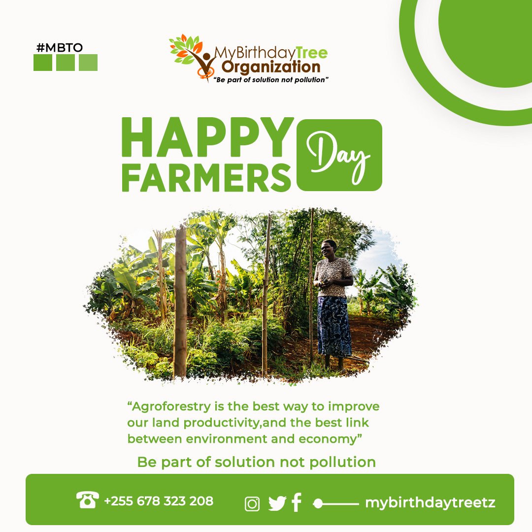 Mybirthdaytree2's tweet photo. Agroforestry for sustainable conservation of farm landπ±
#MBTO
#bepartofsolutionnotpollution https://t.co/jNy6zqCIPG