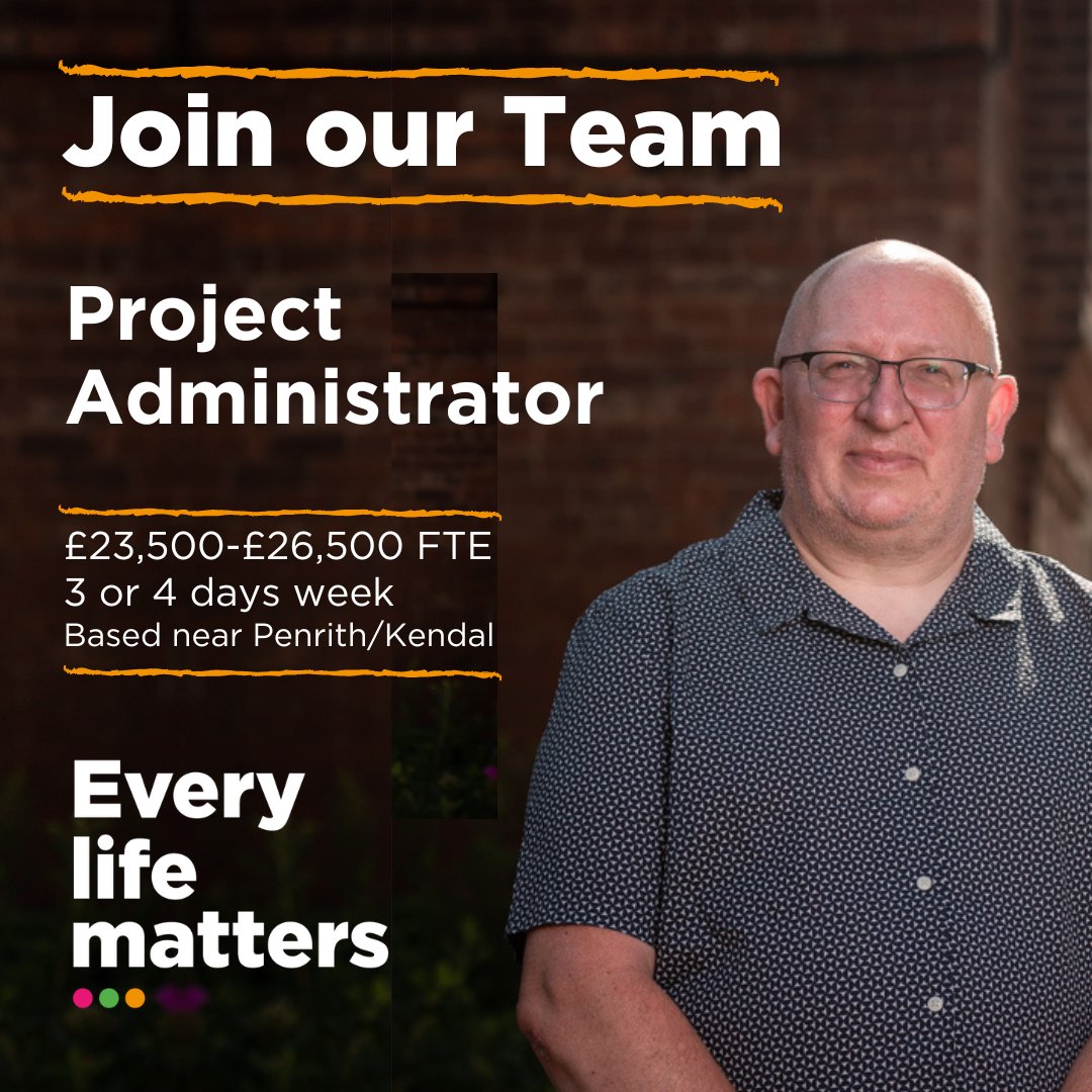 Every_Life_Cumb's tweet photo. Exciting job opportunities open for applications now! https://t.co/J4deHLPAIN https://t.co/qkzLWGI8VE