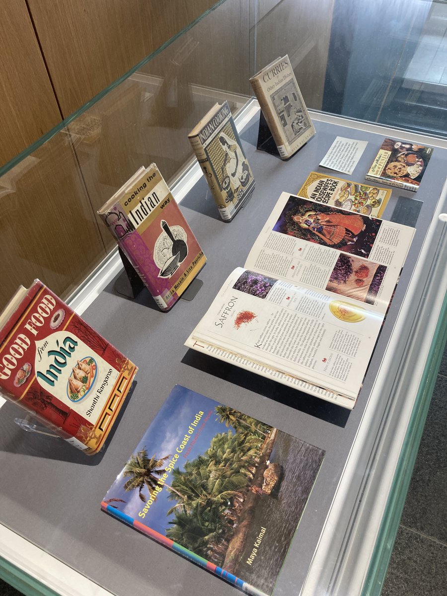 Inspired by #SouthAsianHeritageMonth we have a display of cookbooks featuring cuisine from the region in the cases on levels 1 &amp; 2, and a display of Booker Prize nominated and winning books from South Asian authors and those with South Asian Heritage in the reading room.