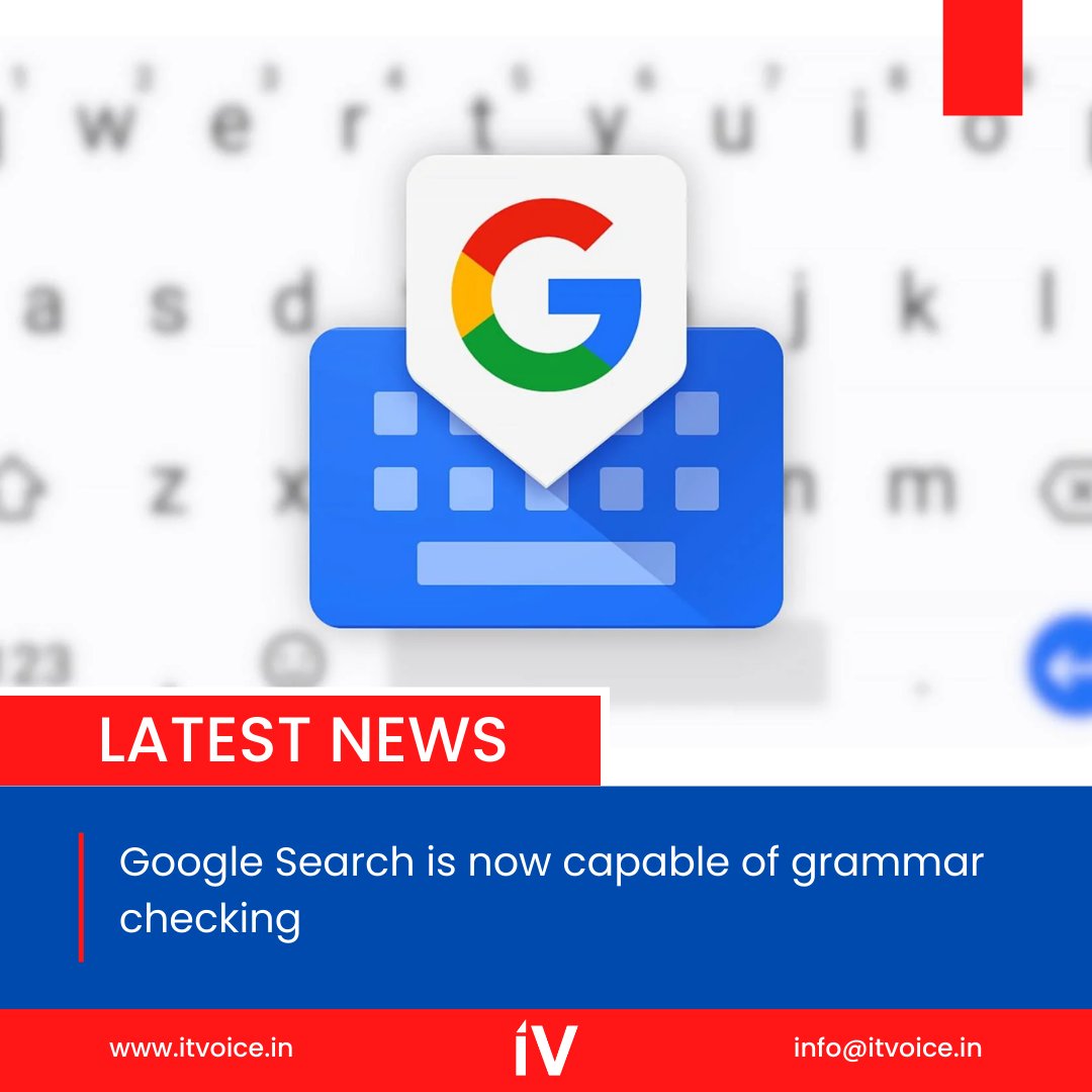 itvoice's tweet image. Google Search now incorporates a grammar checking feature among its array of built-in tools, offering users the ability to ensure correct grammar usage in their sentences or phrases. 

#GoogleSearch #GrammarChecker #LanguageCorrection #AIAssistedWriting #WritingTools