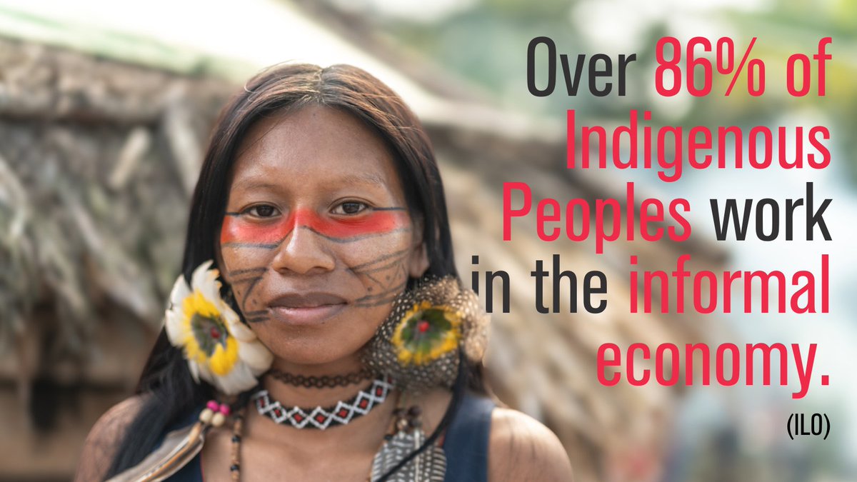 #DYK that over 86% of #IndigenousPeoples work in the informal economy, compared to 66% for their non-indigenous counterparts? PEFC certification requires that special consideration is given to opportunities for training &amp; employment of local people, including #indigenous peoples.