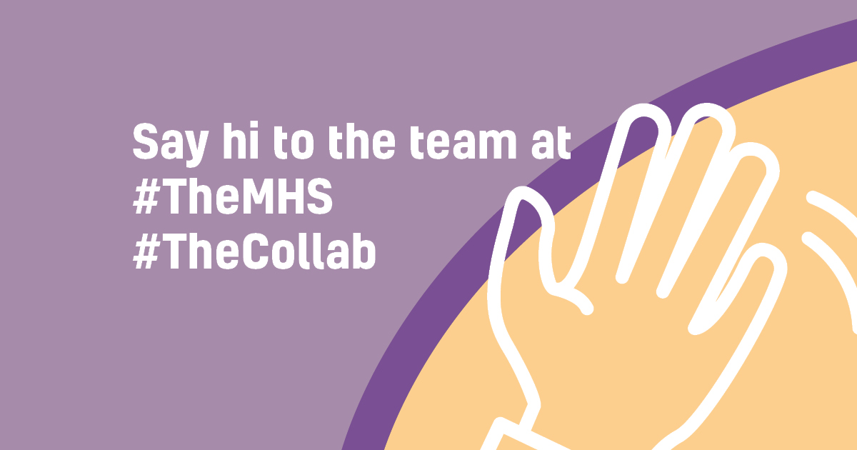VMIAC's tweet photo. We have been quiet on our social media channels lately as we are preparing for #thecollab2023 and #TheMHS conferences, as well as recruiting a whole lot of new staff. If you're heading to #thecollab or #TheMHSconference23, come and say hi to the team at the VMIAC booth. https://t.co/r9JrD6aymJ