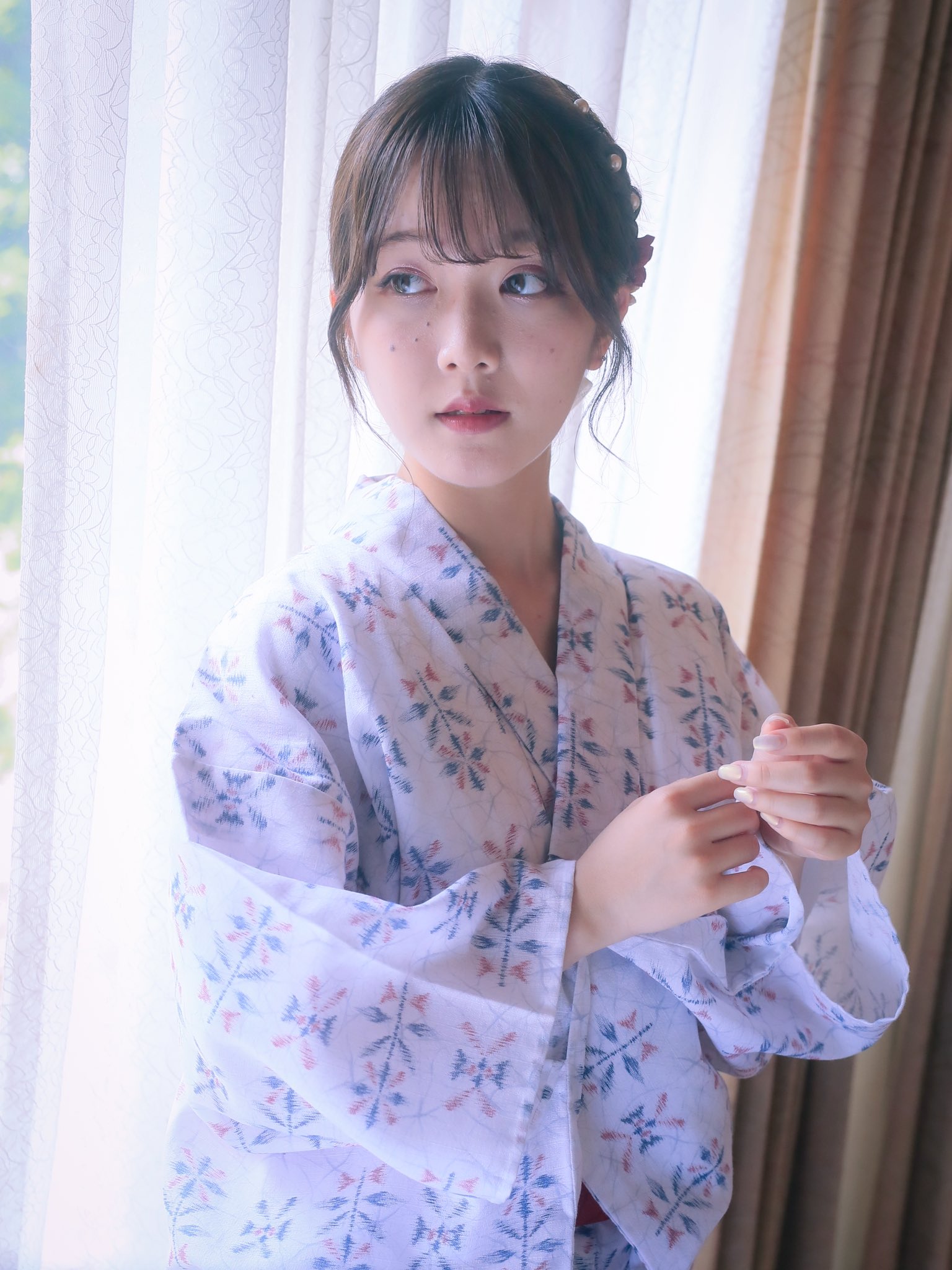 ✨️未使用品✨️ ♦︎綿麻 浴衣♦︎ クレマチス レディース 浴衣 綿麻3点[品番：TEIW0000308]｜京のおしゃれ屋