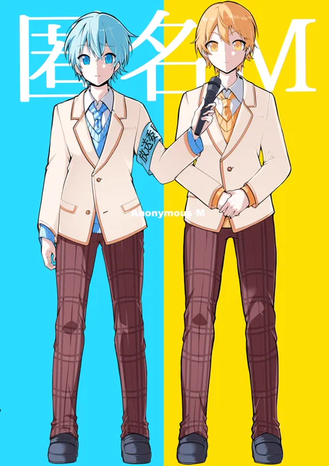 【MV】匿名M / Covered by ころん✕るぅと  すとぷり()様の歌ってみた「匿名M」のMVイラストを描かせていただきました!ぜひ聴いてみてください  youtube #すとぷり