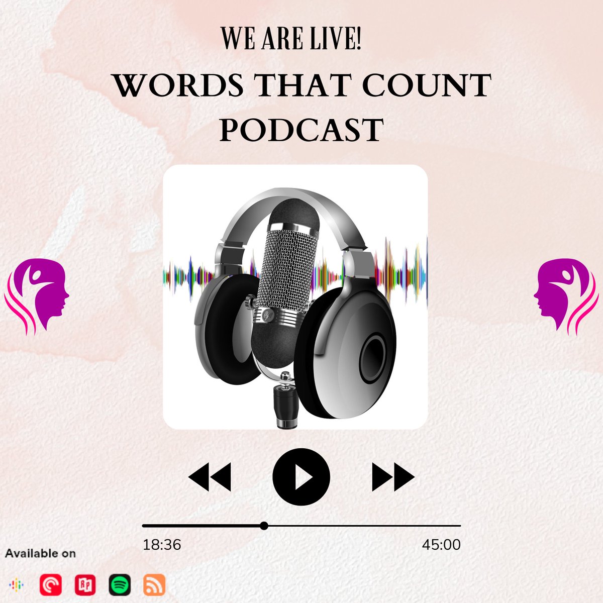 We are thrilled to have our #podcast live! Tune in for a sample of our discussions about African #WomenInSTEM.  

An introduction; podcasters.spotify.com/pod/show/words…
Happy listening!

#empowermentthroughstories #wearelive #africanstories #experiencesharing