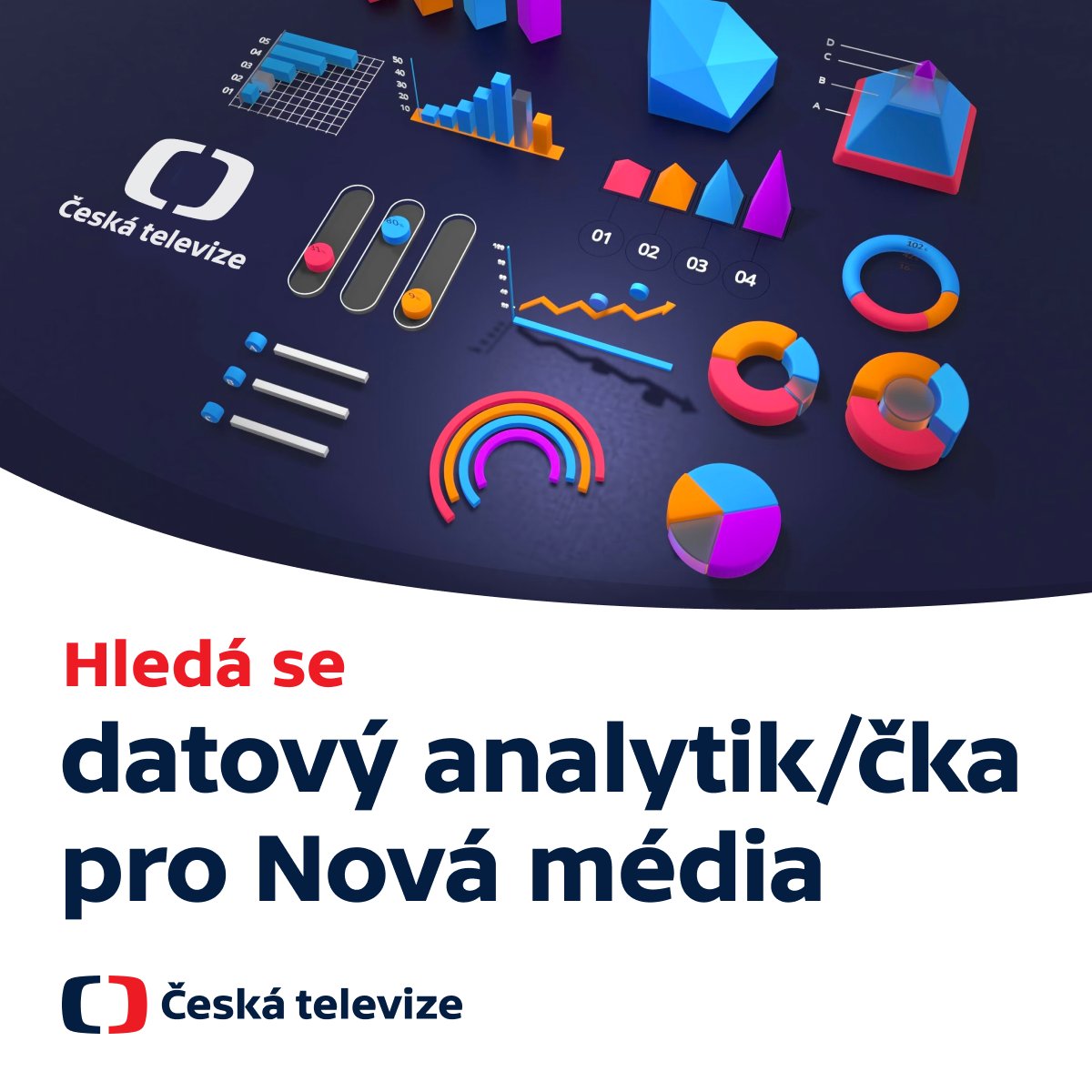 Denně v <a href="/CzechTV/">Česká televize</a> nabíráme z různých měření přes 50 GB dat - to je spousta informací ve kterých často leží odpovědi na všetečné otázky. Pomoz nám je odpovídat, interpretovat i odhalovat trendy! 
Hledá se analytik! bit.ly/analytik-ct 

#ivysilani #ct24 #ctsport #decko RT=❤️