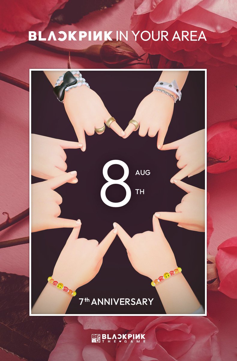 BPTG_OFFICIAL's tweet photo. [7th Anniversary]

BLACKPINK IN YOUR AREA

Every moment, every day is precious with you.
Producers, celebrate BLACKPINK's 7th Anniversary with these awesome gifts!

모든 순간, 모든 나날 함께여서 고마웠어요.
프로듀서님, 블랙핑크의 7주년을 기념해 준비한 멋진 선물들을 만나보세요!

🔗 Details | 자세히 보기 > https://t.co/ti6fJ42LGd

🎉 Free Download Now!
Google Play: https://t.co/iyZfxOr1SG
App Store: https://t.co/haZiStICL4

#BPTG #BLACKPINK #블랙핑크 #블랙핑크더게임 #blackpink_the_game #bptg_in_your_area