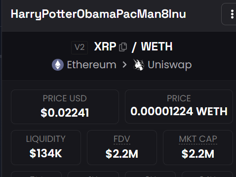 $XRP is 28x away from flipping $XRP

We've seen crazier things in crypto..