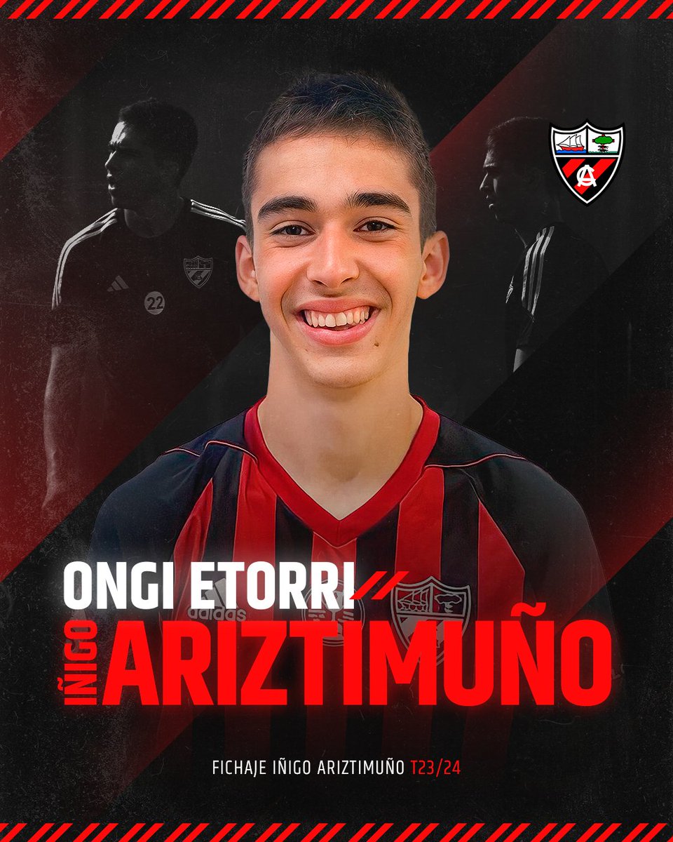 🚨𝗙𝗜𝗖𝗛𝗔𝗝𝗘

El canterano Iñigo Ariztimuño se incorpora al primer equipo. El lateral izquierdo destacó en el juvenil A y ya debutó la temporada pasada con el primer equipo siendo aún juvenil. 
Claro ejemplo del compromiso con la cantera ❤️

Ongi etorri!

#CanteraHistórica