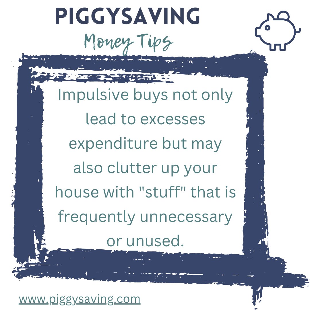 Impulsive buys not only lead to excesses expenditure but may also clutter up your house with 'stuff' that is frequently unnecessary or unused. #personalfinance #moneytips #intentionalbuying