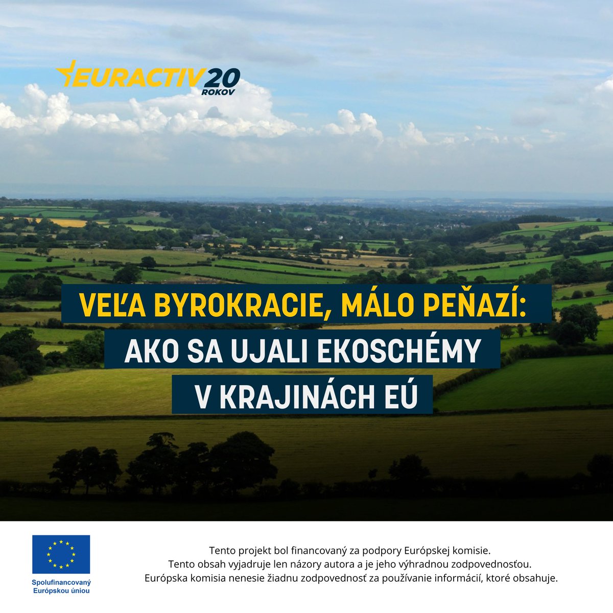eubriefsk's tweet image. 🌱 Súčasťou novej Spoločnej poľnohospodárskej politiky EÚ sú nové ekologické platby, takzvané ekoschémy.

Výber konkrétnych postupov ekoschém je čisto v réžii národných vlád. 

Výsledky prvého roka ekoschém sa tak zatiaľ rôznia: euractiv.sk/section/ekonom… ⬅️

#NewCAP #IMCAP @EUAgri