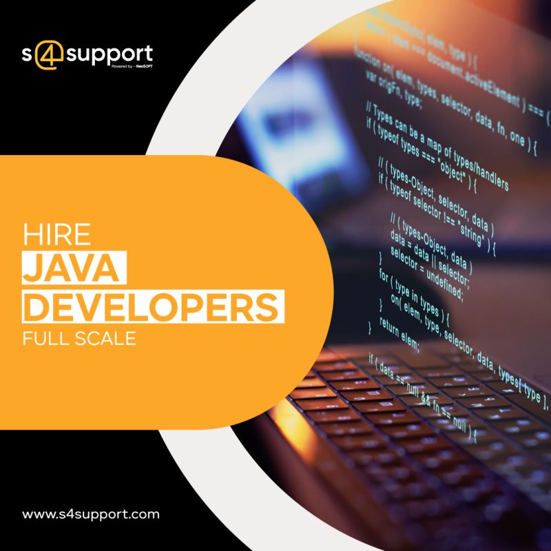 Experience unparalleled expertise and support for your Java projects. Hire the best Java talent today! At S4Support, our full-scale #Javadevelopers are ready to tackle any challenge, from building scalable applications to optimizing performance. #Javadevelopment