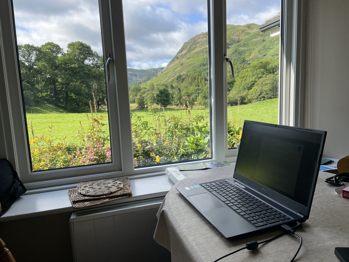Enjoying this working in retirement lark, with views like this…