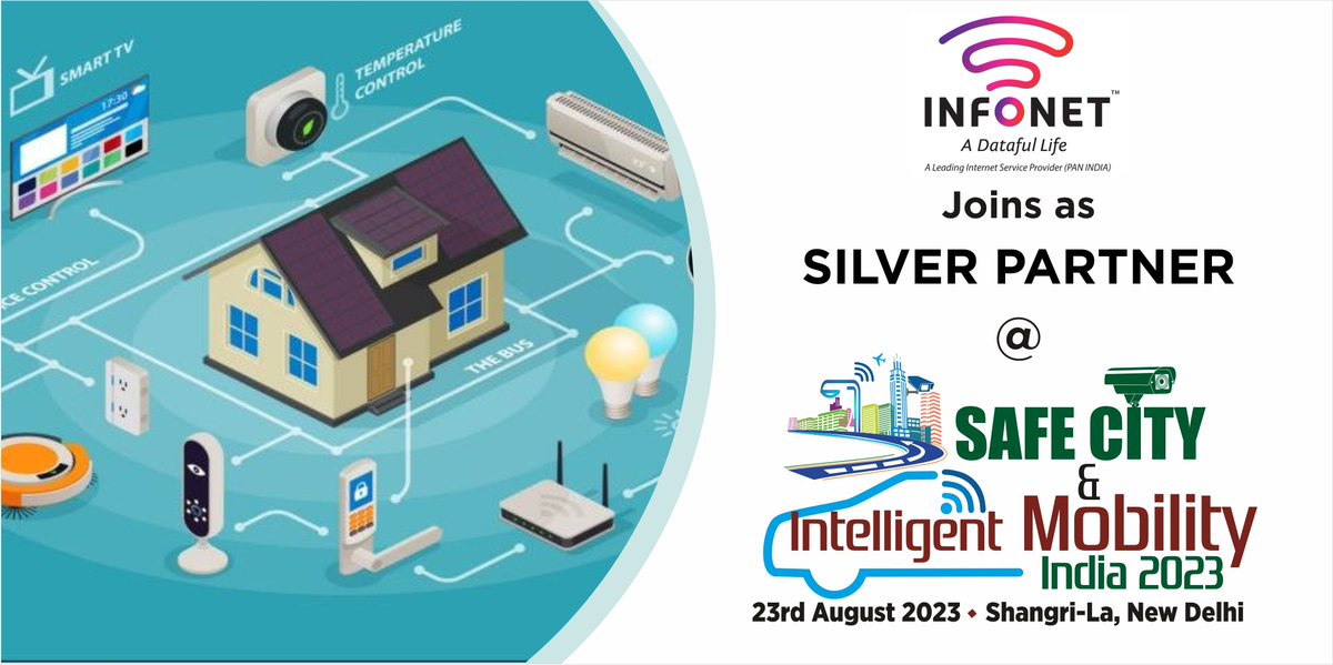 be_exhibitions's tweet photo. #BHARATEXHIBITIONS is pleased to announce #INFONET as #SILVERPARTNER during the Safe City & Intelligent Mobility India 2023
REGISTER NOW FOR THE EVENT AT: https://t.co/OlojrYVf4c
#SCIMI2023 #SmartCities #smartmobility #safecity #mobilitysolutions #iot #AI #digitaltransformation https://t.co/tJK5WZlV3t