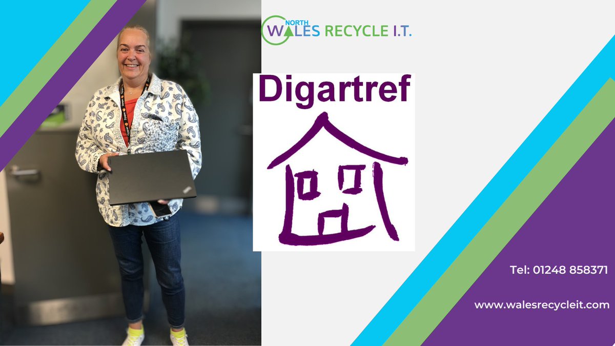 🌟 Empowering youth with education at Digartref Cyf! 🌟 We donated a laptop for a determined 17-year-old's web design journey. Despite challenges like anxiety and being a young independent mother, she's pursuing her dreams through online courses. #YouthEmpowerment
