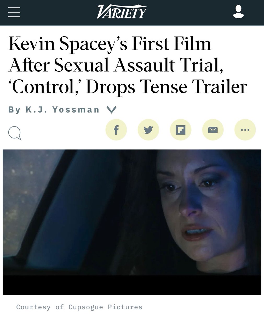 Huge thanks to <a href="/Variety/">Variety</a> for the continued coverage of <a href="/Control_Movie/">Control Movie</a>, including sharing out our new trailer!

If you haven't seen it yet, you can read the article and watch the trailer here:

variety.com/2023/film/glob…

#kevinspacey #film #Control