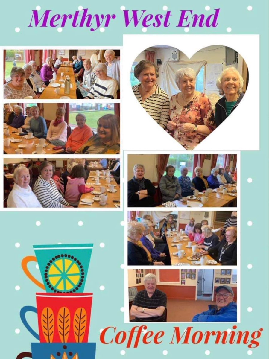 WestBowls's tweet photo. ⭐️ Monthly Charity Coffee Morning ⭐️
Aug charity coffee ☕️ & cake 🍰 morning this Wednesday from 10.30pm
Come and have a cuppa and a natter while raising money for a good cause
All welcome 🤗
#mwecommunity
@everyone https://t.co/mWoArw0Uxm
