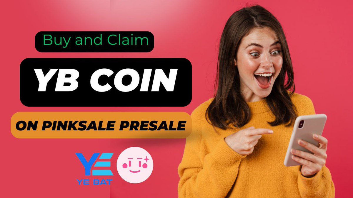 YB COIN/Yebat.io/ How to Buy and Claim YB Coin on Pinksale Presale?
YouTube: youtube.com/watch?v=qOU8T7…
Presale: pinksale.finance/launchpad/0x4c…
TG:  Telegram: Contact @yebatcoin